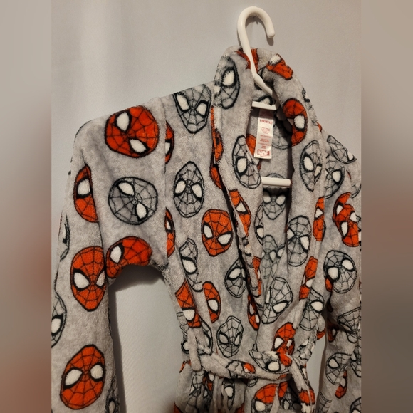 House Coat Robe - Spiderman - Youth 10/12 - Picture 2 of 6
